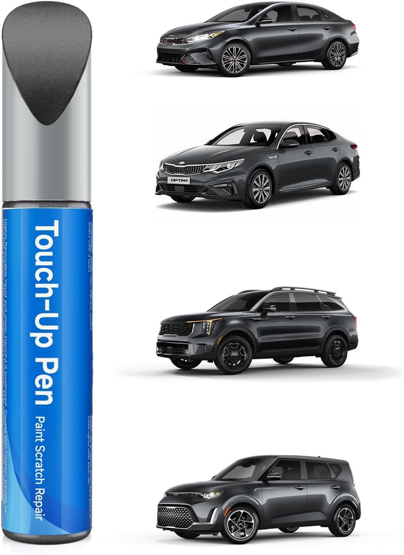 RSACET KDG/KDT Gravity Gray Touch Up Paint Compatible with Kia Exact Match Touch Up Paint Car Scratch Repair - Image 1